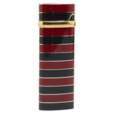 サンローラン ボーダー ガスライター ゴールド レッド ブラック メッキ レディース SAINT LAURENT 【中古】